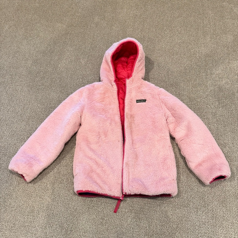 Eddie Bauer girls reversible winter jacket